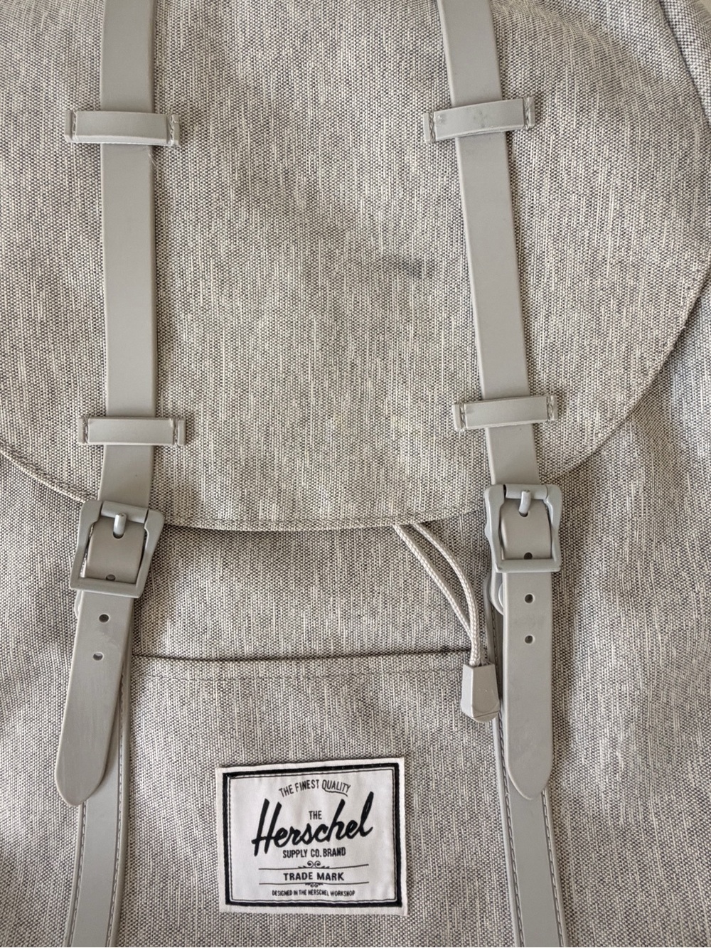 Herschel Supply Company Light Grey Canvas Retreat Backpack - Picture 14 of 16